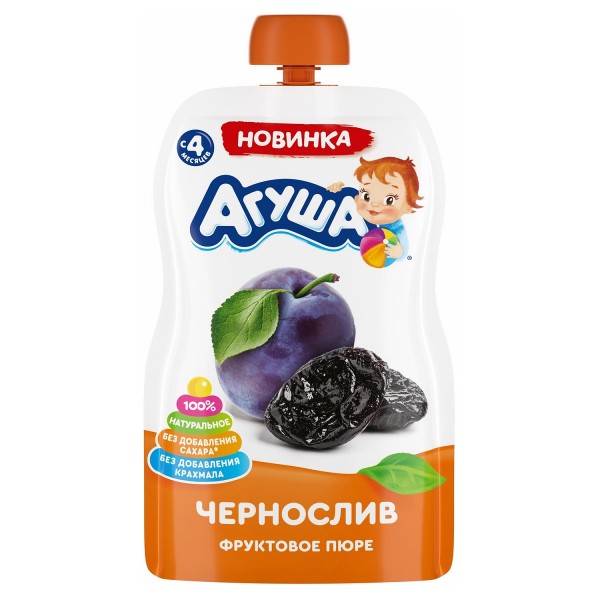 Пюре детское Агуша 90г чернослив