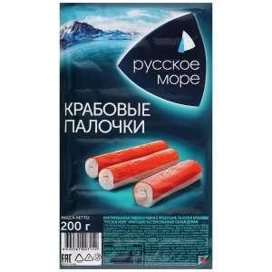Крабовые палочки Русское море 200г