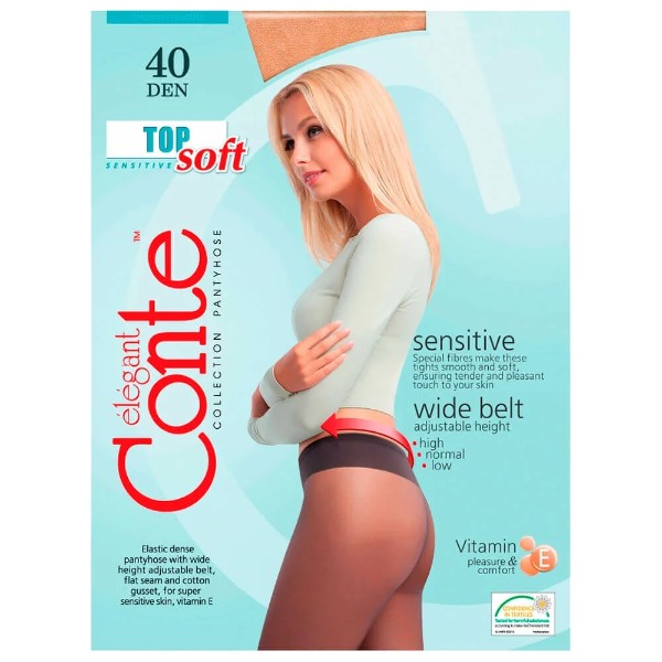 Колготки Top Conte 40den bronz 4