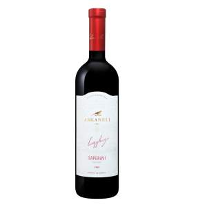Вино ординарное красное сухое Саперави Асканели 9% 0,75л