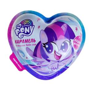 Карамель My little pony с подарком в пластиковом сердце 15г