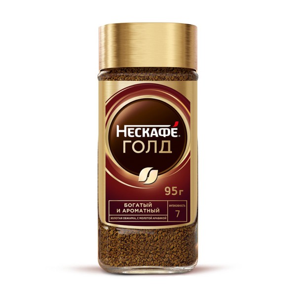 Кофе растворимый Nescafe Gold 95г