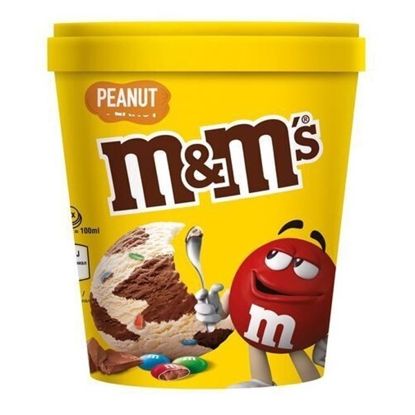 Мороженое М&М's двухслойное с драже Марс 295г БЗМЖ