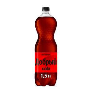Газированный напиток Добрый Кола без сахара 1,5л
