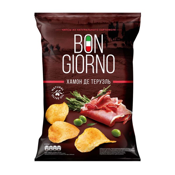Чипсы Bon Giorno 80г хамон де теруэль