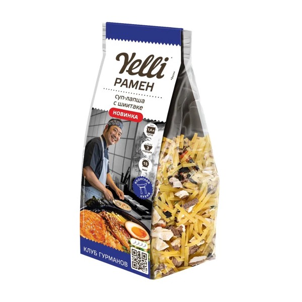 Суп-лапша Рамен с шиитаке Yelli 110г