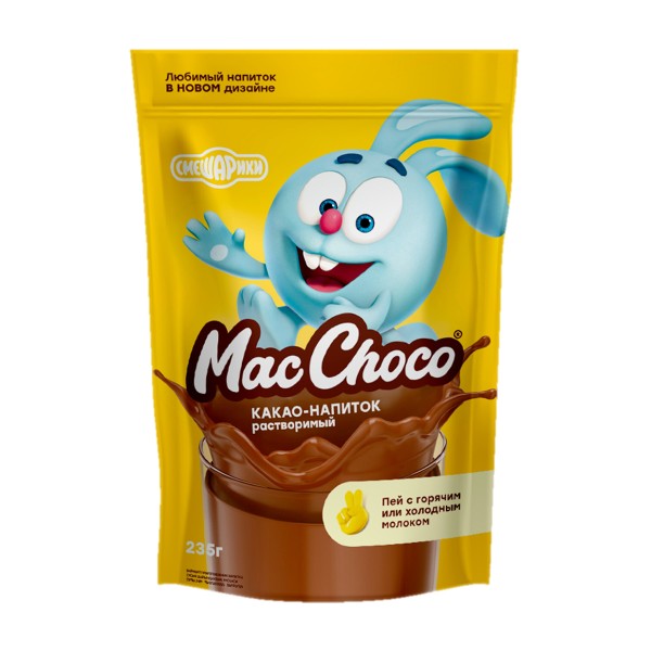 Какао-напиток растворимый MacChoco 235гр