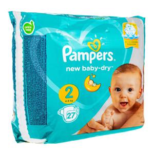 Подгузники Pampers New baby №2 4-8кг 27шт
