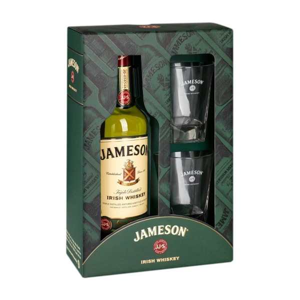 Виски Jameson 40% 0,7л +2 стакана