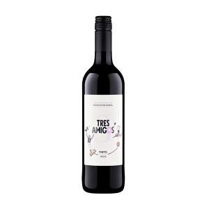 Вино ординарное красное сухое Tres Amigos 11% 0,75л
