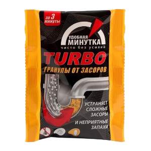 Средство Unicum Turbo для устранения засоров гранулы 70г