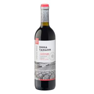 Вино красное полусладкое Саперави Вина Тамани 10,5-12,5% 0,7л