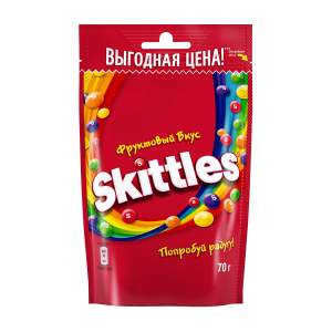 Драже Skittles 70г фрукты