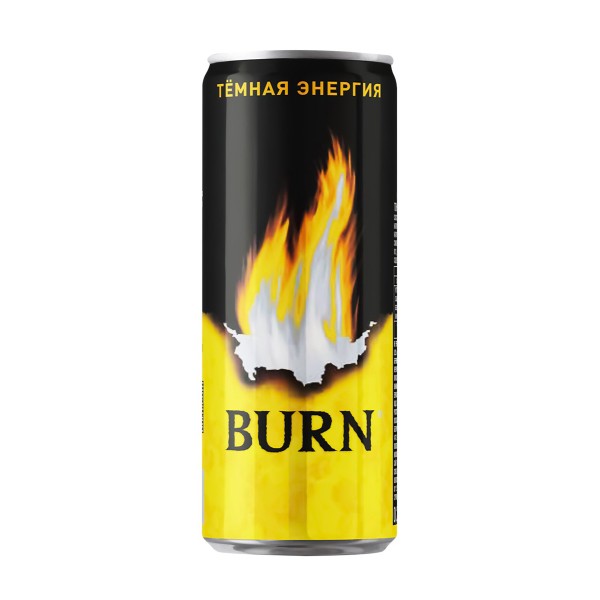 Энергетический напиток Burn темная энергия 250мл