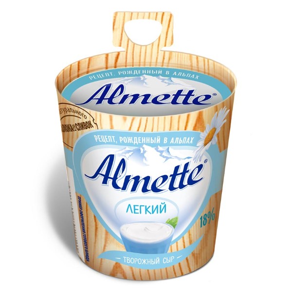 Сыр творожный Almette Легкий 53% Hochland 150г