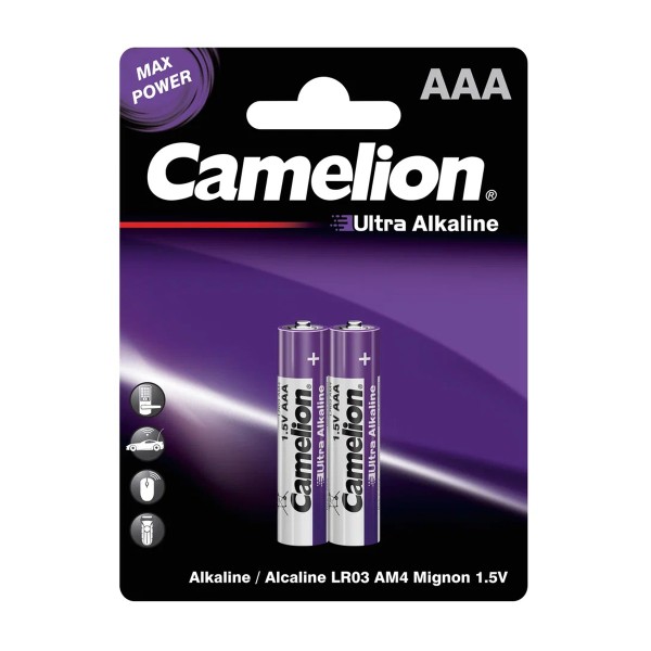 Батарейка Camelion Ultra Alkaline LR03 2шт