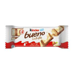Вафли в белом шоколаде Kinder Bueno 39гр