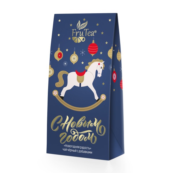 Чай черный FruTea Новогодняя радость с добавками 50г