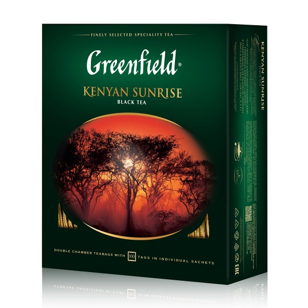 Чай черный Greenfield Kenyan Sunrise 100пак