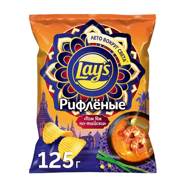 Чипсы Lay's Том Ям по-тайски 125г