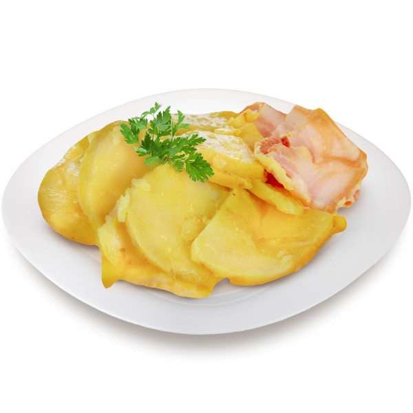 Картофель запеченный с беконом и сыром производство Макси