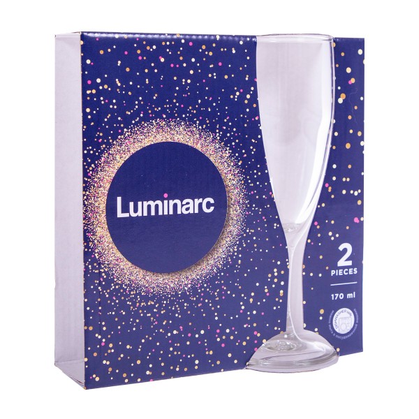 Набор фужеров Элеганс для шампанского Luminarc 170мл 2шт