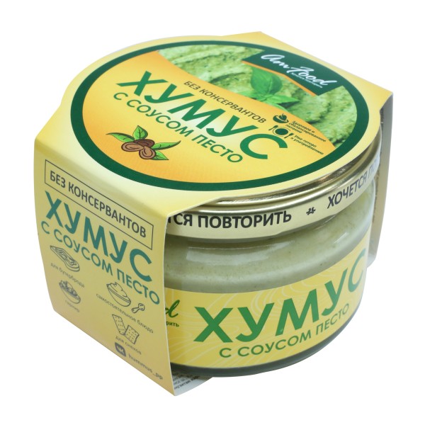 Хумус с соусом песто AmFood 200г