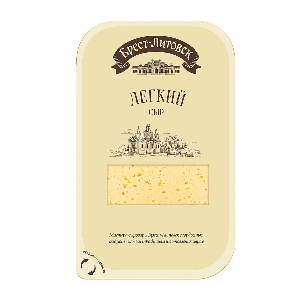 Сыр Легкий 35% Брест-Литовск 150г БЗМЖ