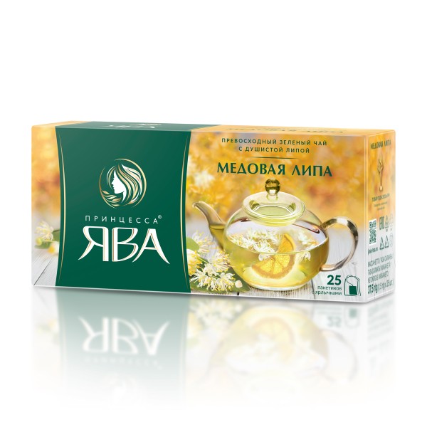 Чай зеленый Принцесса Ява медовая липа 25пак