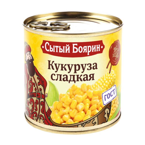 Кукуруза сладкая Сытый боярин 340г