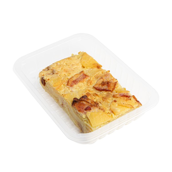 Картофель запеченный с беконом и сыром производство Макси