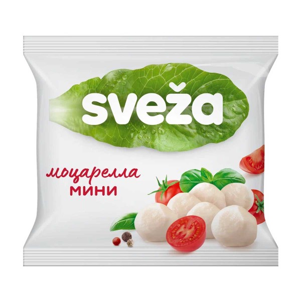 Сыр Sveza моцарелла мини 45% 250г БЗМЖ
