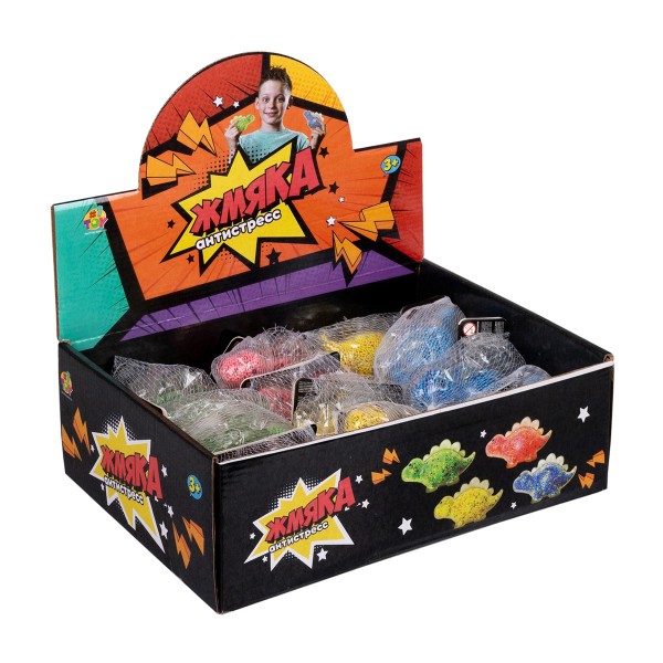 Жмяка Стегозавр 11х5см 1toy