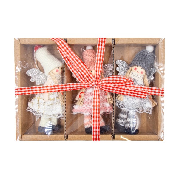 Набор подвесок текстильных Феи 11см 3шт