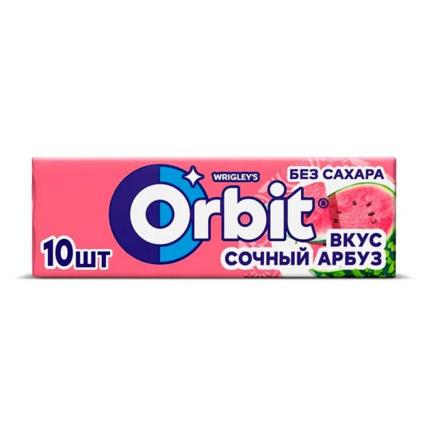 Жевательная резинка Orbit 13,6г сочный арбуз