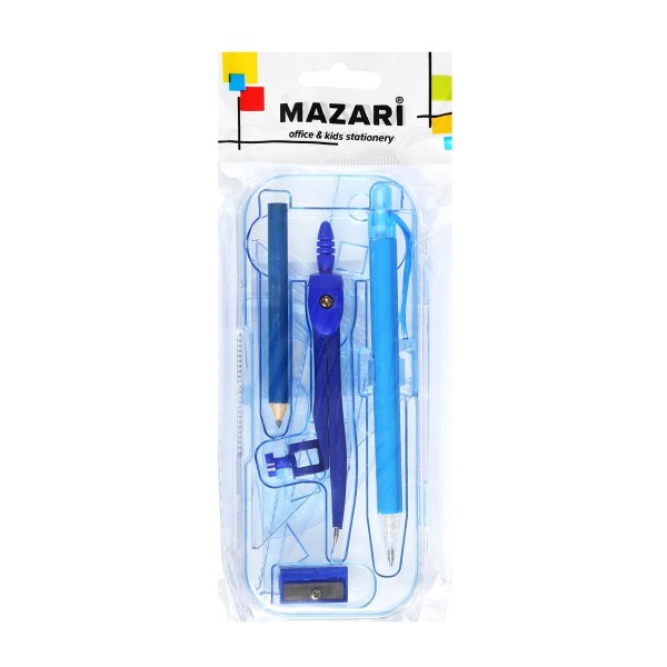Готовальня 8 предметов в футляре Mazari