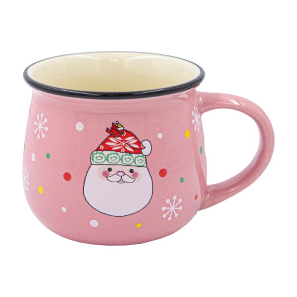 Кружка новогодняя цветная 350мл