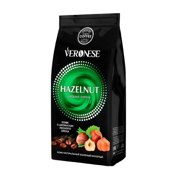 Кофе молотый Veronese Hazelnut 200г