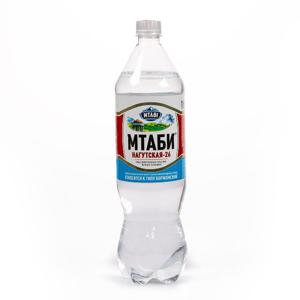 Вода питьевая минеральная газированная Мтаби Нагутская-26 Старый источник 1,25л