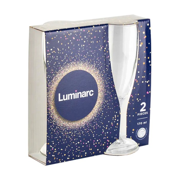 Набор бокалов Luminarc Элеганс для шампанского 170мл 2шт