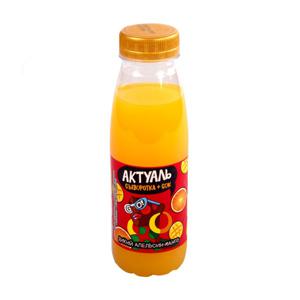 Напиток сывороточный с соком Актуаль 310г апельсин, манго БЗМЖ
