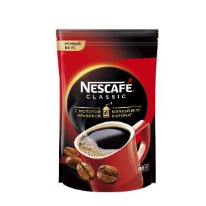 Кофе растворимый Nescafe Classic 130гр