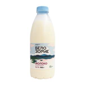 Молоко 3,2% Белозорие 900г БЗМЖ