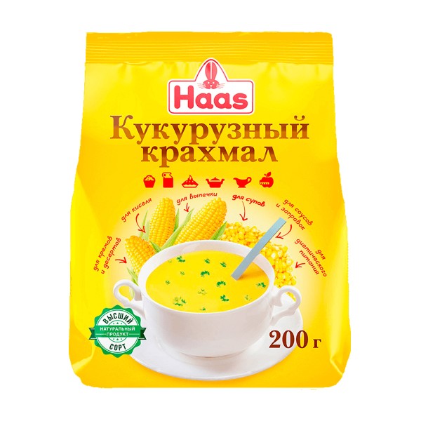 Крахмал кукурузный Haas 200г