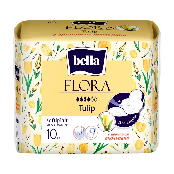 Прокладки гигиенические Bella Panty Flora 10шт tulip