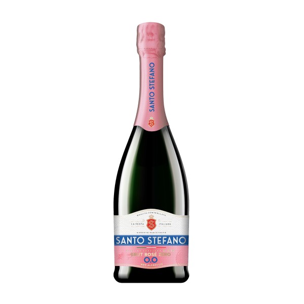 Напиток безалкогольный Santo Stefano Brut Rose газированный 0,75л