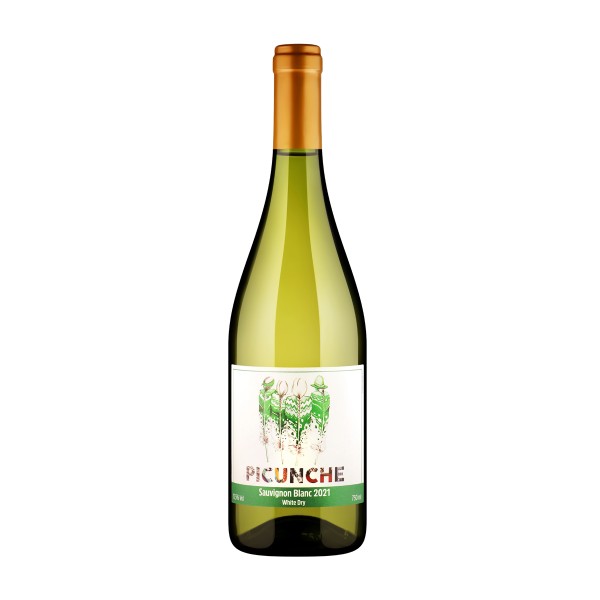 Вино белое сухое Picunche Sauvignon Blanc Valle Central 12,5% 0,75л