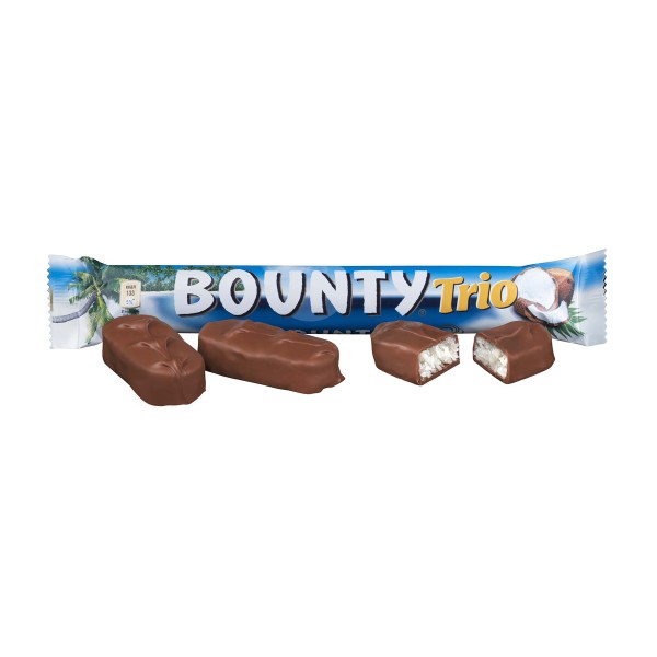 Батончик шоколадный Bounty Trio 82,5гр