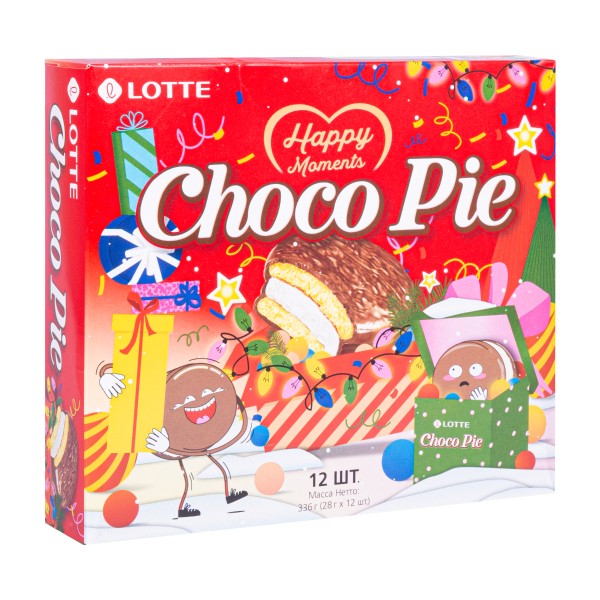 Печенье Choco Pie Lotte 12штХ28г