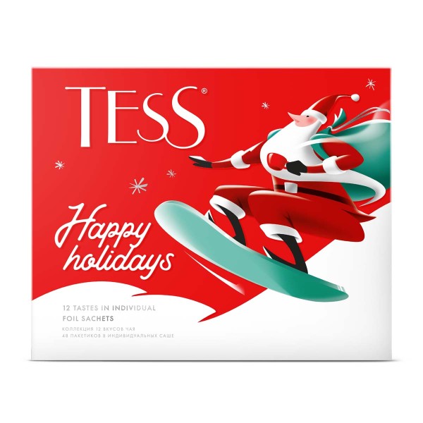 Набор подарочный Tess Tea Bag Collection Коллекция чая и чайных напитков 12 видов 60пак